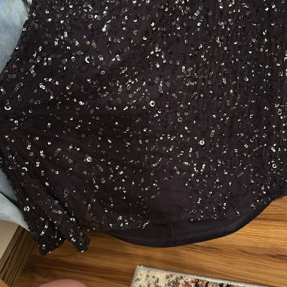 Worn once. Has a small spot where the beads are missing on the bottom. Very soft - Picture 9 of 9